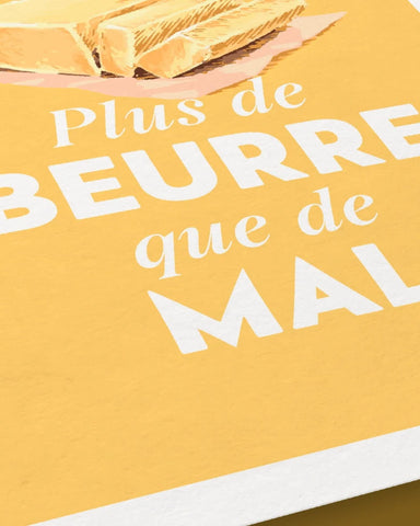 Plus de beurre que de mal | Affiche