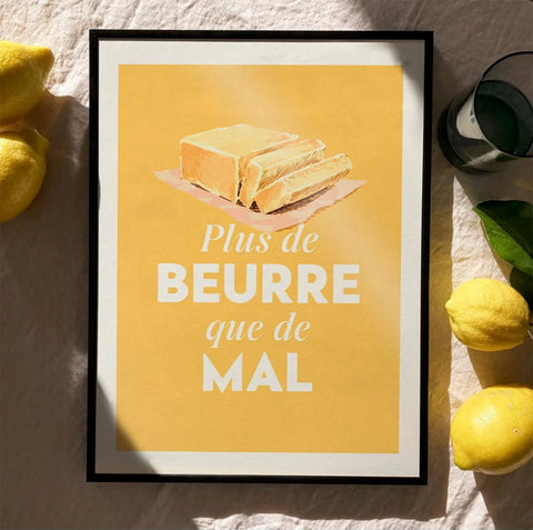Plus de beurre que de mal | Affiche