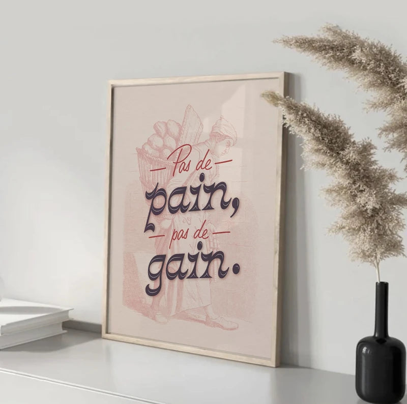 Pas de pain, pas de gain | Affiche