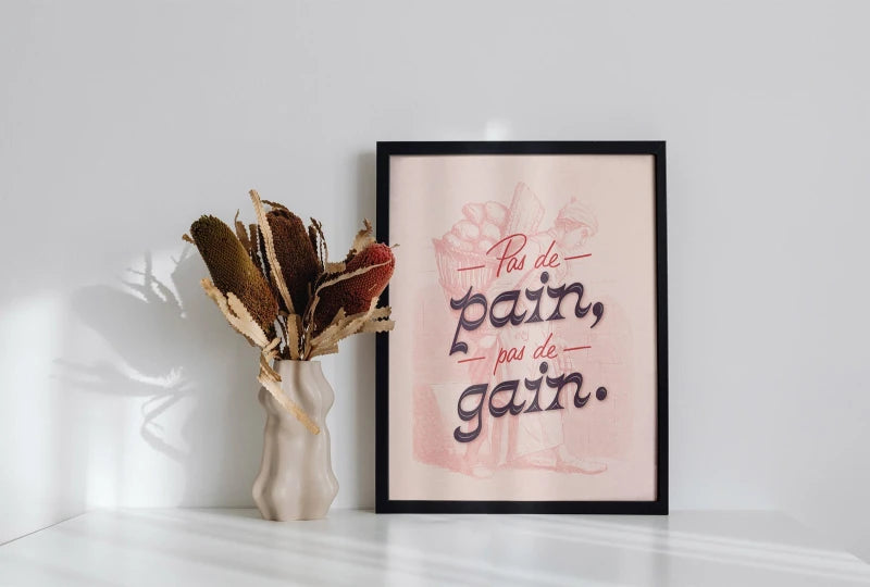 Pas de pain, pas de gain | Affiche
