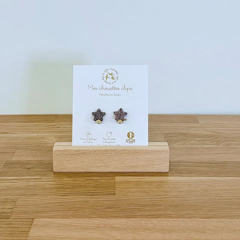 Boucles clips pailletées - Etoiles