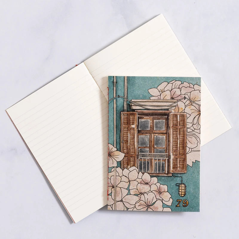 Petit carnet à lignes avec illustration