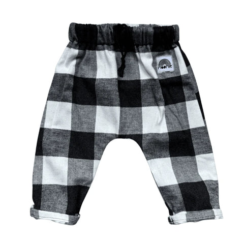 Pantalon carreaux noir et blanc - Moomie