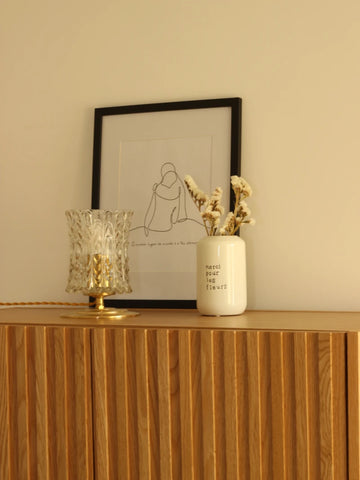 Lampe ancienne sur pied – Paula