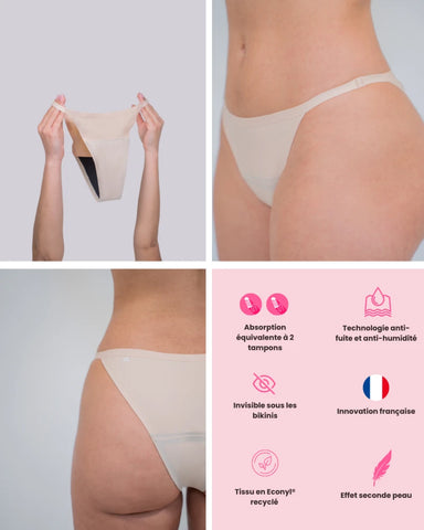 SOUS MAILLOT MENSTRUEL DUNA BIKINI
