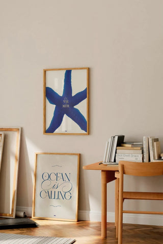 À la vie, à la mer | Affiche d'étoile de mer