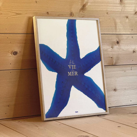 À la vie, à la mer | Affiche d'étoile de mer