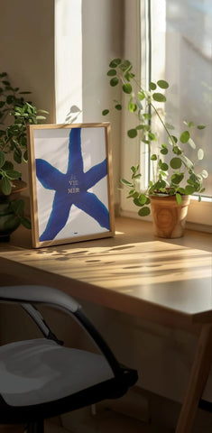 À la vie, à la mer | Affiche d'étoile de mer