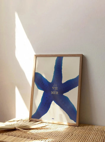 À la vie, à la mer | Affiche d'étoile de mer