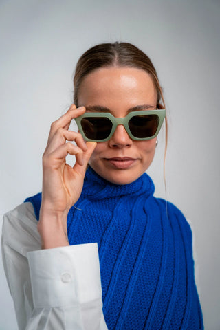Lunettes de soleil polarisées en plastiques recyclés - Alga