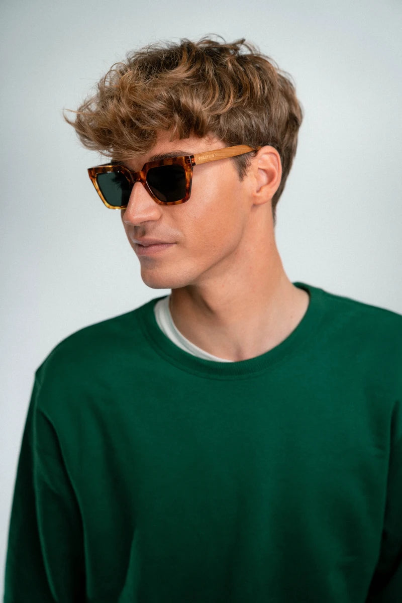 Lunettes de soleil polarisées en plastiques recyclés - Alga