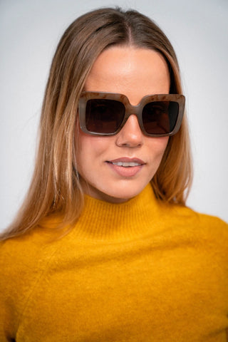 Lunettes de soleil polarisées en plastiques recycés unisexes - Océano