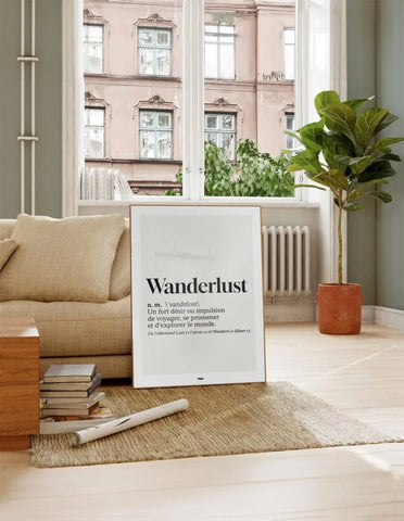 Définition – Wanderlust | Affiche