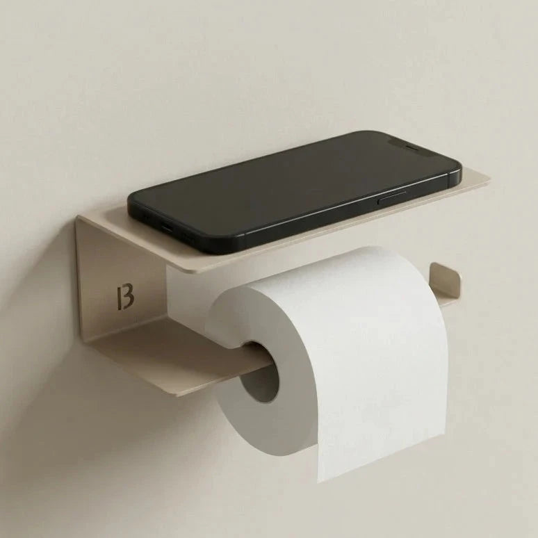 Porte Papier Toilette avec Tablette