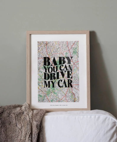 Baby you can drive my car | Carte routière