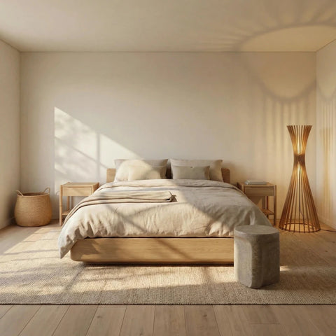 TIPI teinté Chêne | Lampadaire