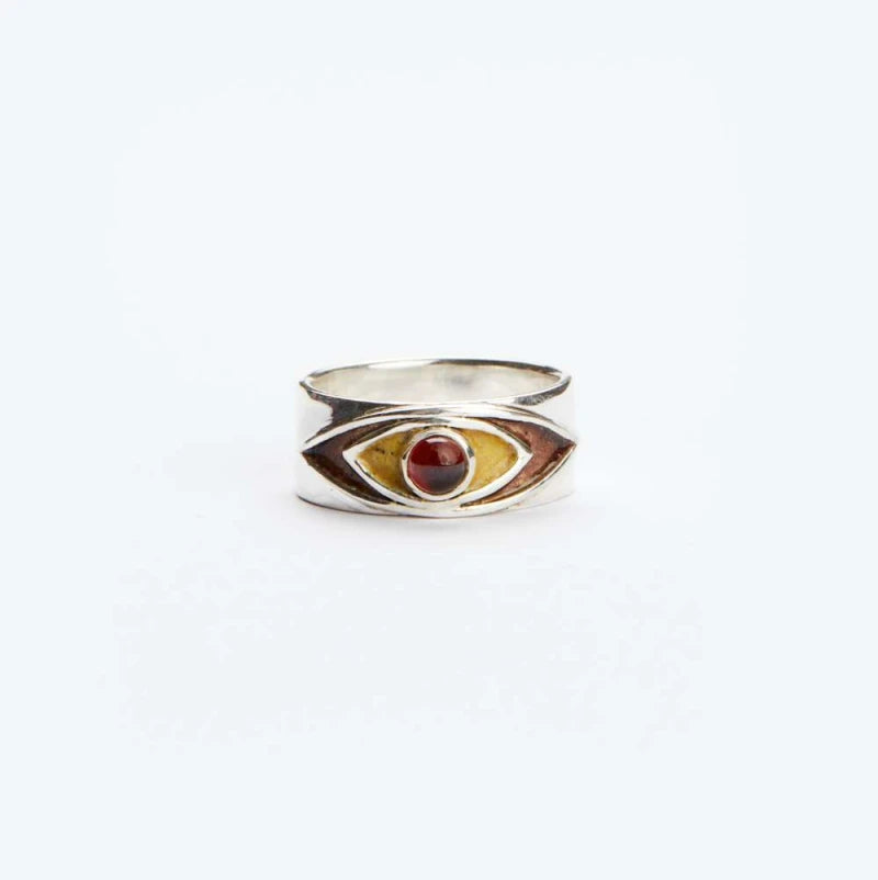 Bague Gipsy Eyes Grenat