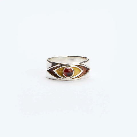 Bague Gipsy Eyes Grenat