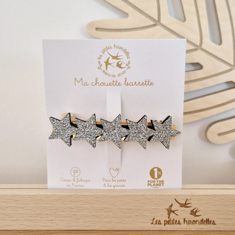 Barrette clip - Etoiles