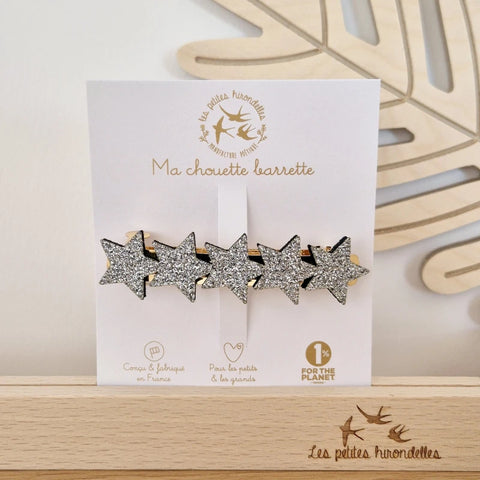 Barrette clip - Etoiles