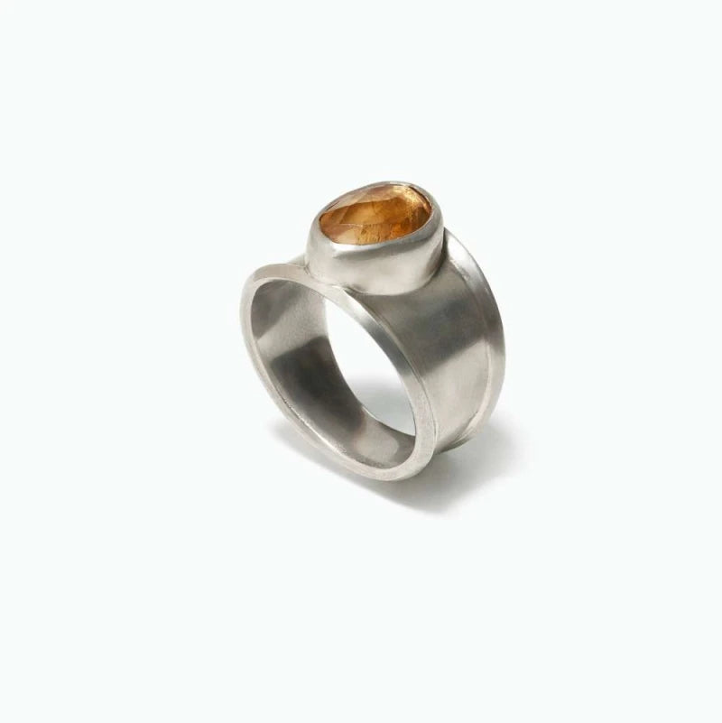 Chevalière Mahaut Citrine