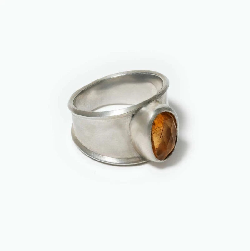 Chevalière Mahaut Citrine