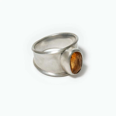 Chevalière Mahaut Citrine