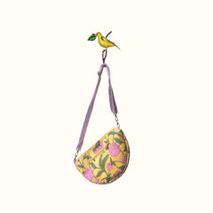 Sac demi-lune matelassé – Sunny Bloom