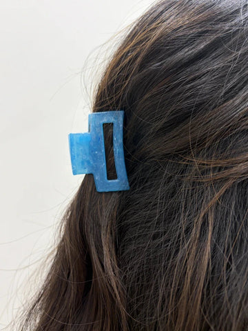 Petite pince à cheveux en plastique recyclé