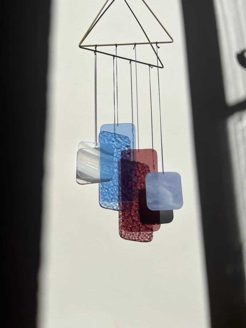 Retro Shapes Mobile - Individuell gestaltbares Glas-Mobile