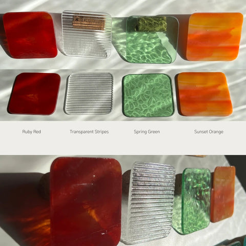 Retro Shapes Mobile - Individuell gestaltbares Glas-Mobile
