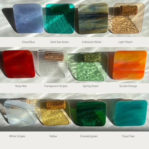 Retro Shapes Mobile - Individuell gestaltbares Glas-Mobile
