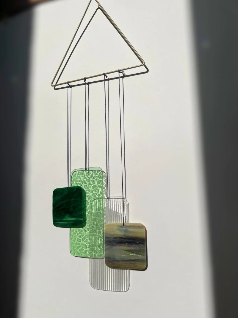 Retro Shapes Mobile - Individuell gestaltbares Glas-Mobile