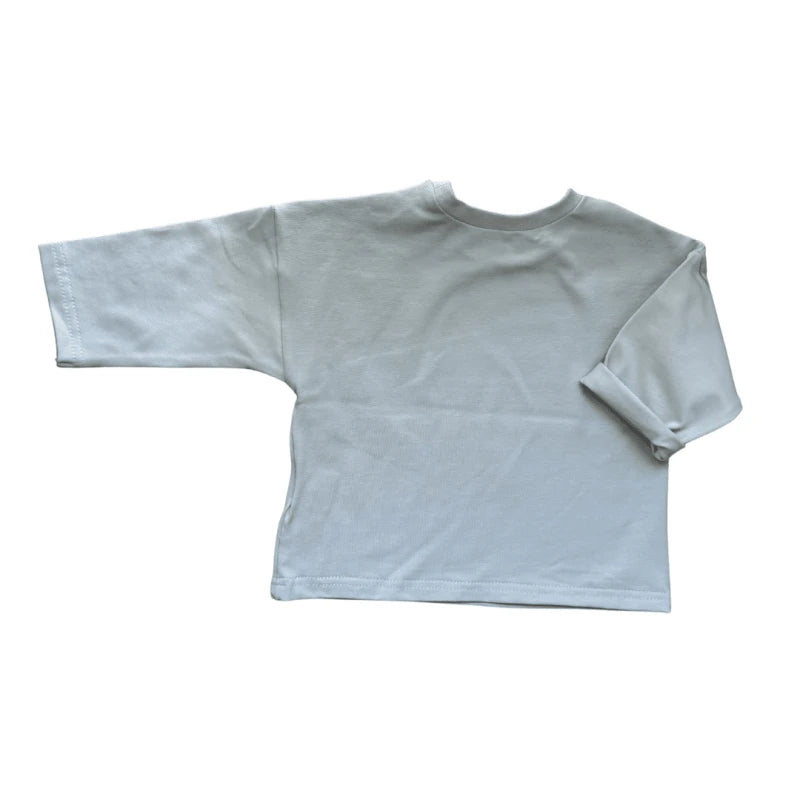 T-shirt bébé manches longues champagne