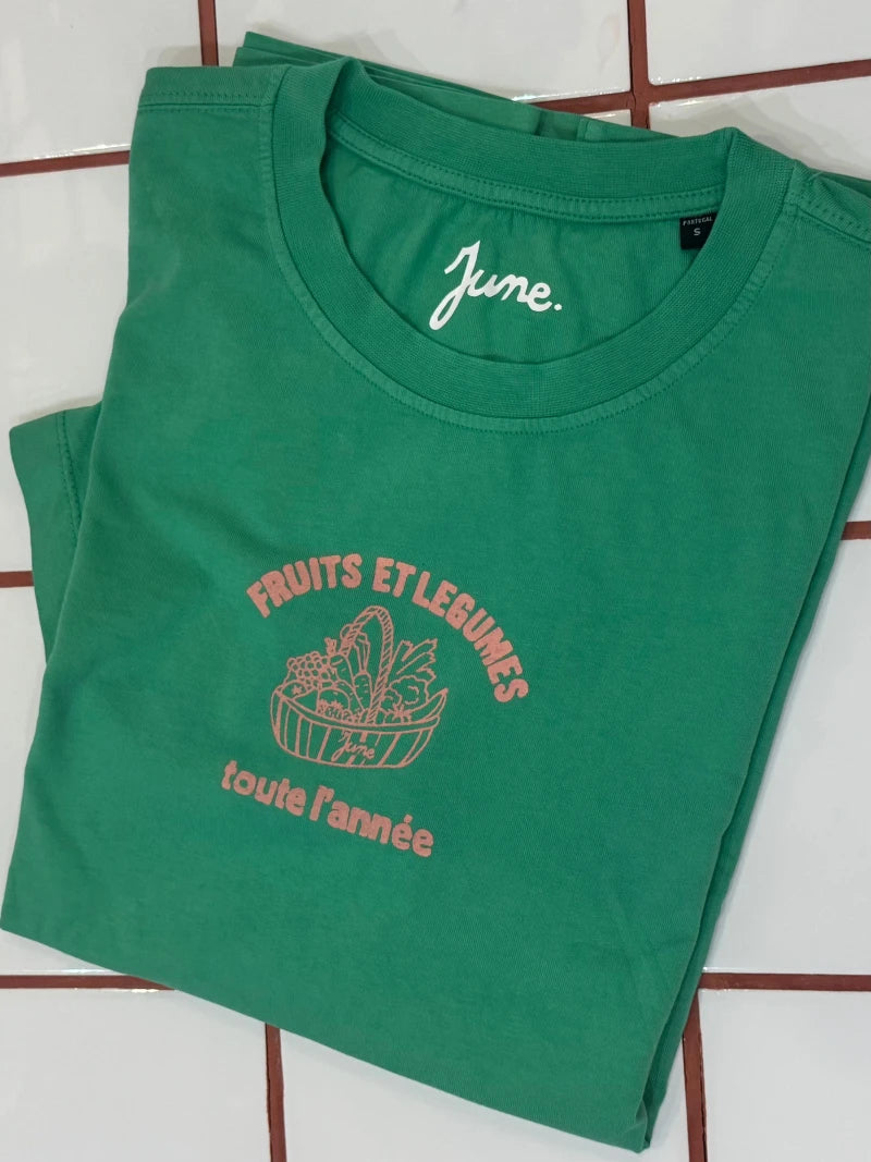 T-shirt Panier vert