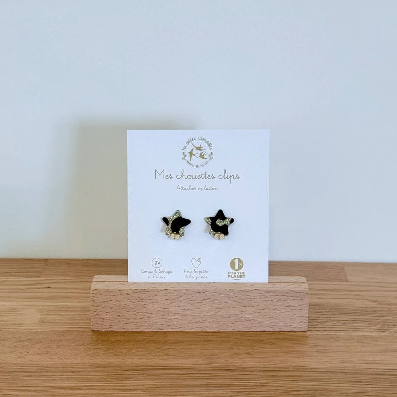 Boucles clips pailletées - Etoiles