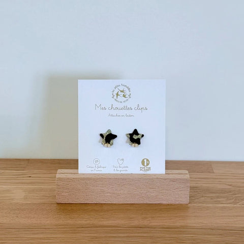 Boucles clips pailletées - Etoiles
