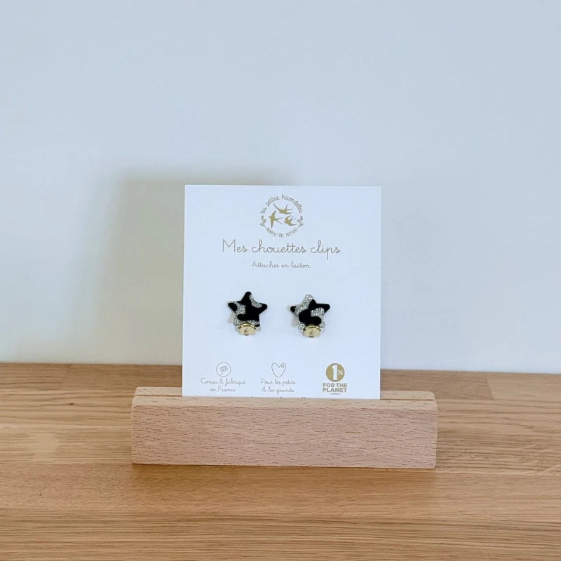 Boucles clips pailletées - Etoiles