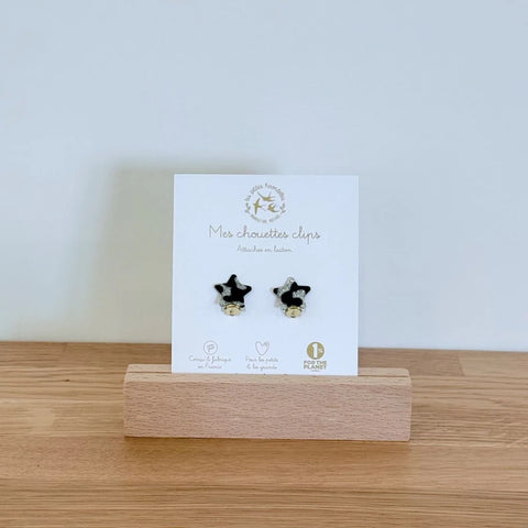 Boucles clips pailletées - Etoiles
