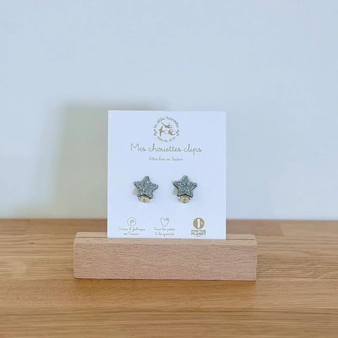 Boucles clips pailletées - Etoiles