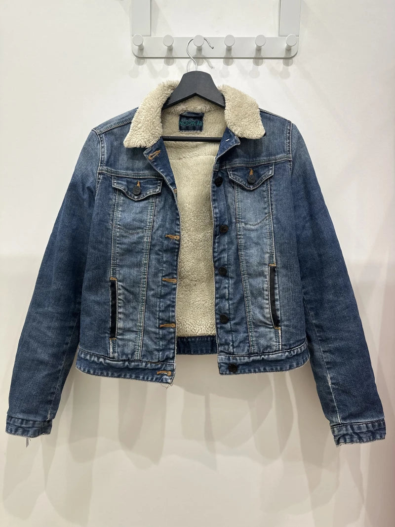 Veste en jean upcyclé