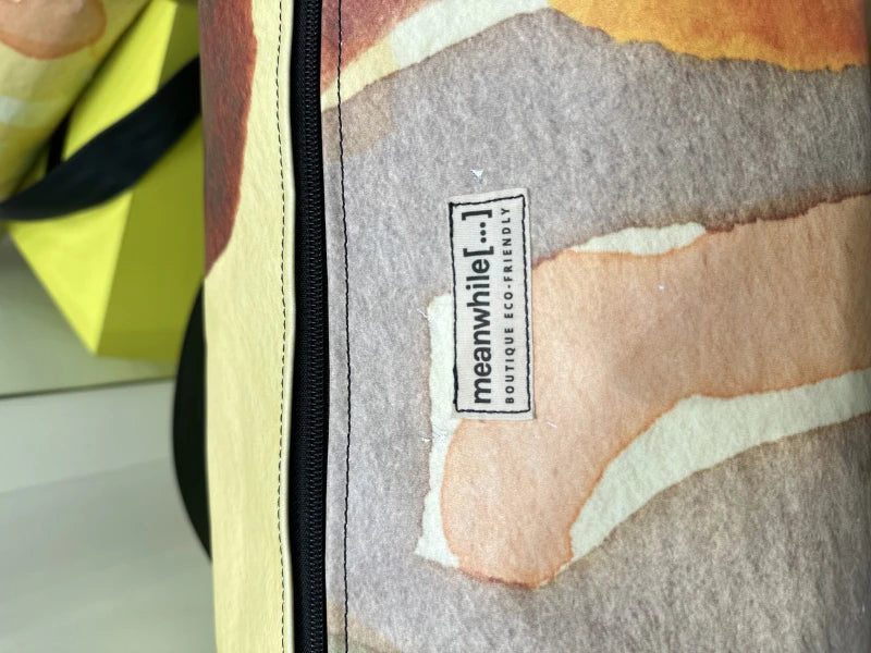 Sac de yoga en bâches upcyclées