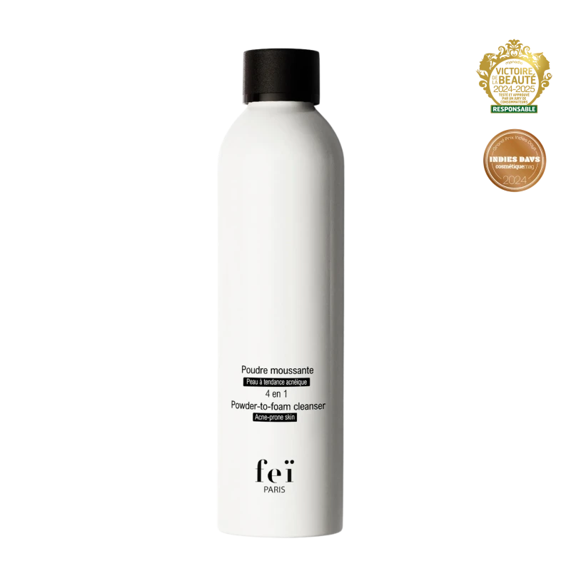 4-in-1 cleansing powder · Acne-prone skin
