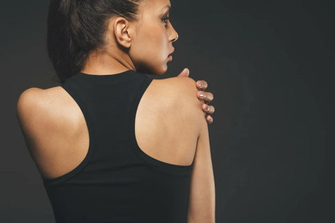 Organic Cotton Tank Top in Black - Eliza