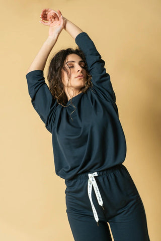 TENCEL™ Lyocell Sweatshirt in Blue - Florence