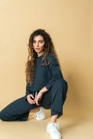 TENCEL™ Lyocell Sweatshirt in Blue - Florence