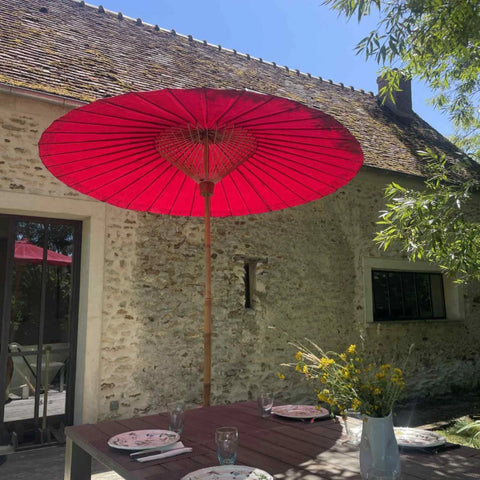 Parasol Bambou Chiang Mai — Fait Main en Thaïlande