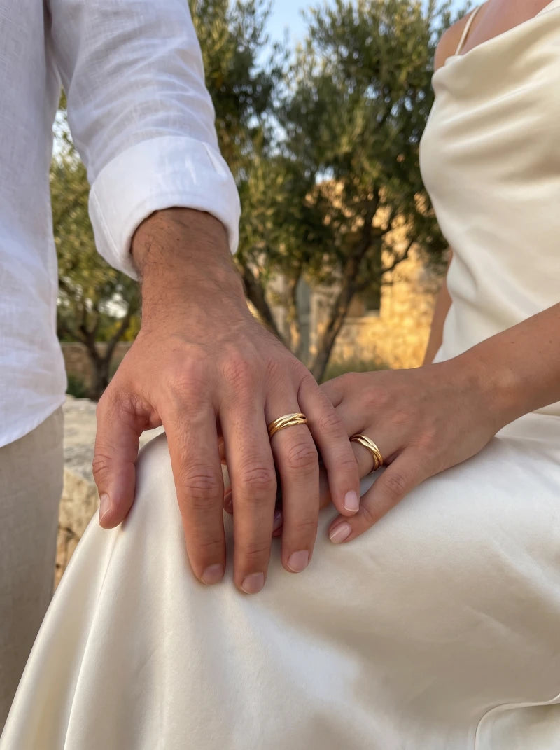 Bague Trinity Dorée