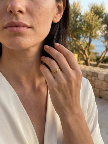 Bague Trinity Dorée