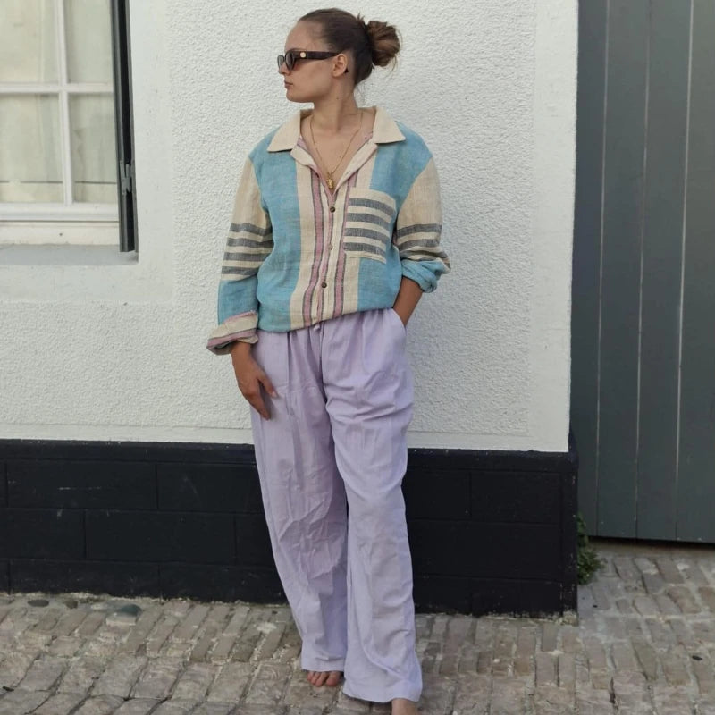 Tara Pantalon Unisexe en Coton Naturel